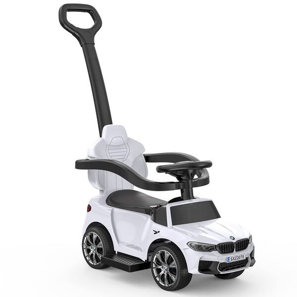 slide 2 of 14, Push Car for Toddlers 1-3 White