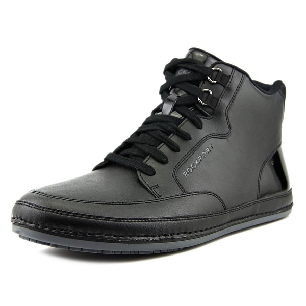 rockport leather sneakers