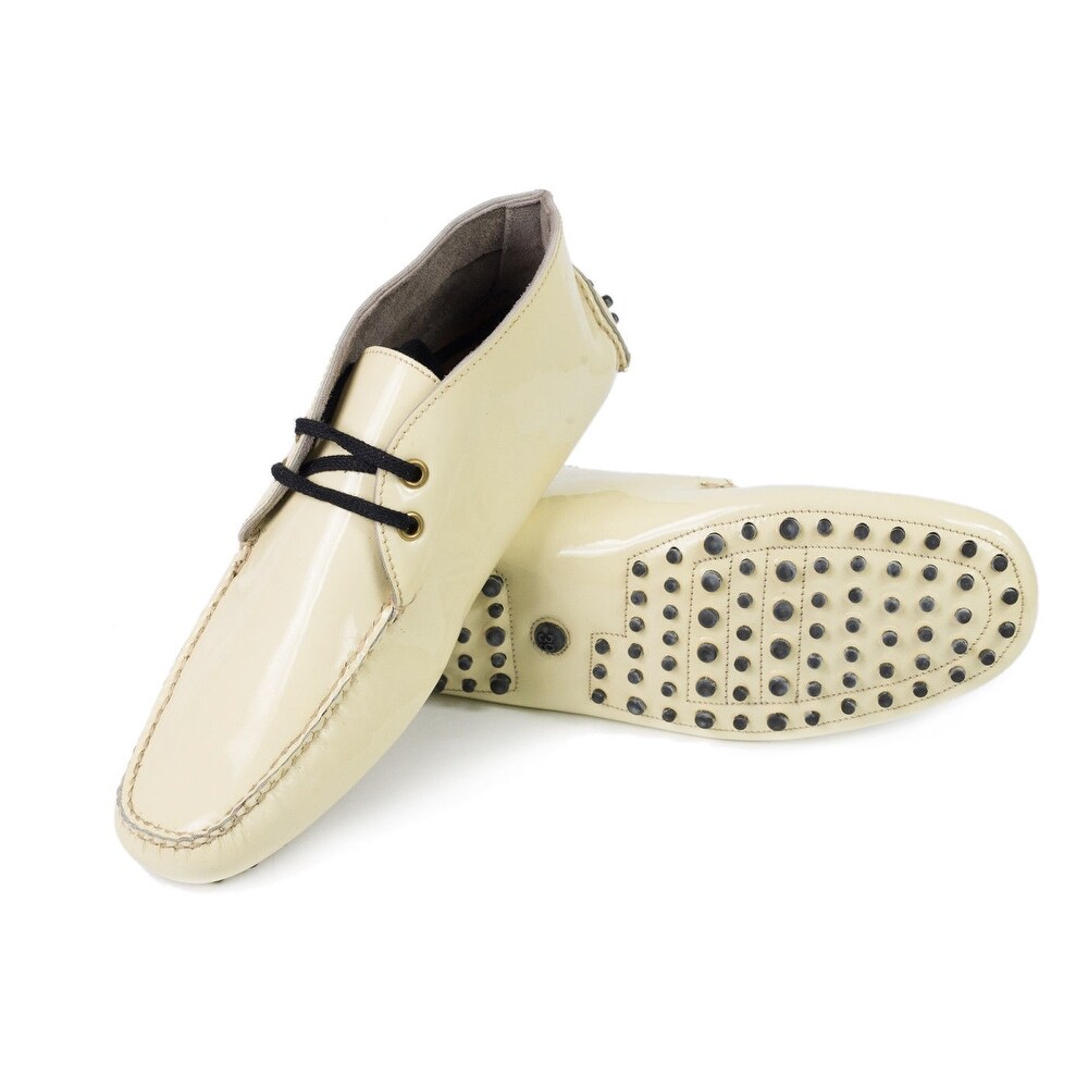 cream moccasins