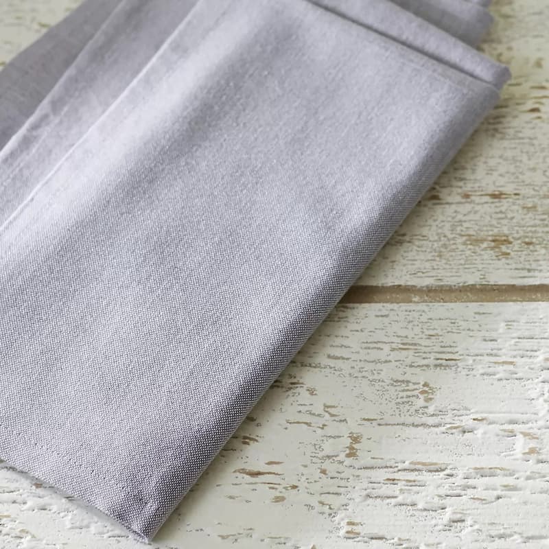 KAF Home Set of 4 Chambray Cotton Napkins, 20"x20"