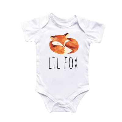 Little Fox - Baby Boy Girl Clothes Infant Bodysuit Funny Cute Newborn