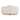 Burnaby White Linen Semi-flush Drum Ceiling Light