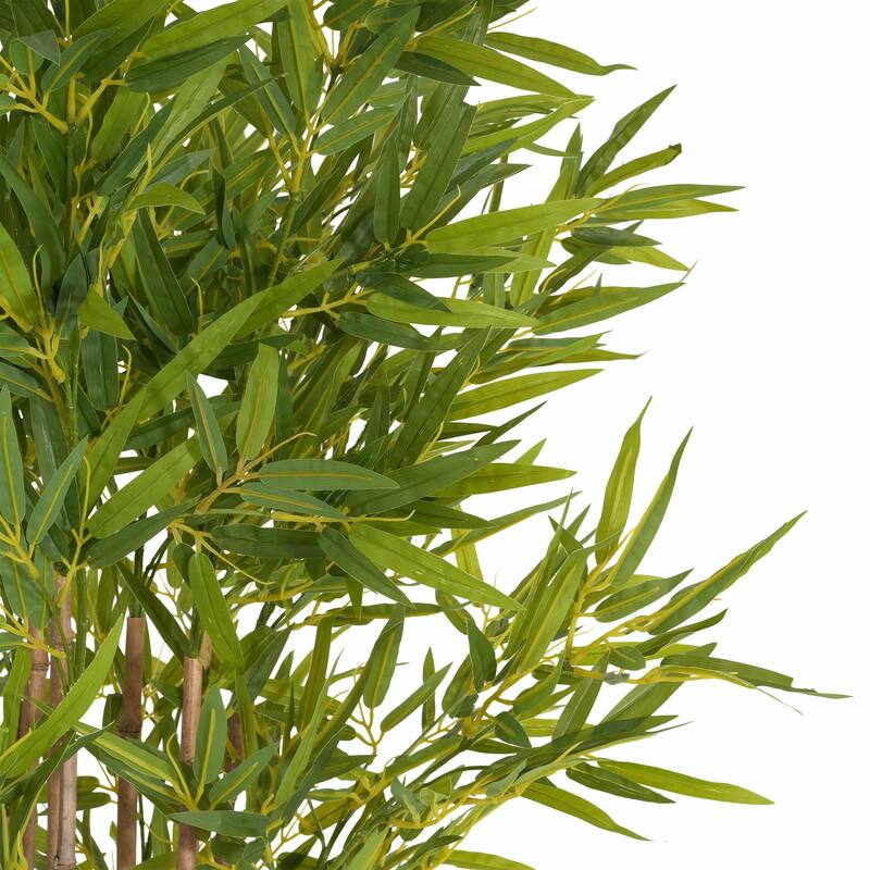 70" Artificial Bamboo Plant with Decorative Pot