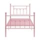preview thumbnail 7 of 5, VECELO Metal Platform Bed Frame with Headboard and Footboard, Heavy Duty Slat Support/Underbed Storage Space, Victorian Style