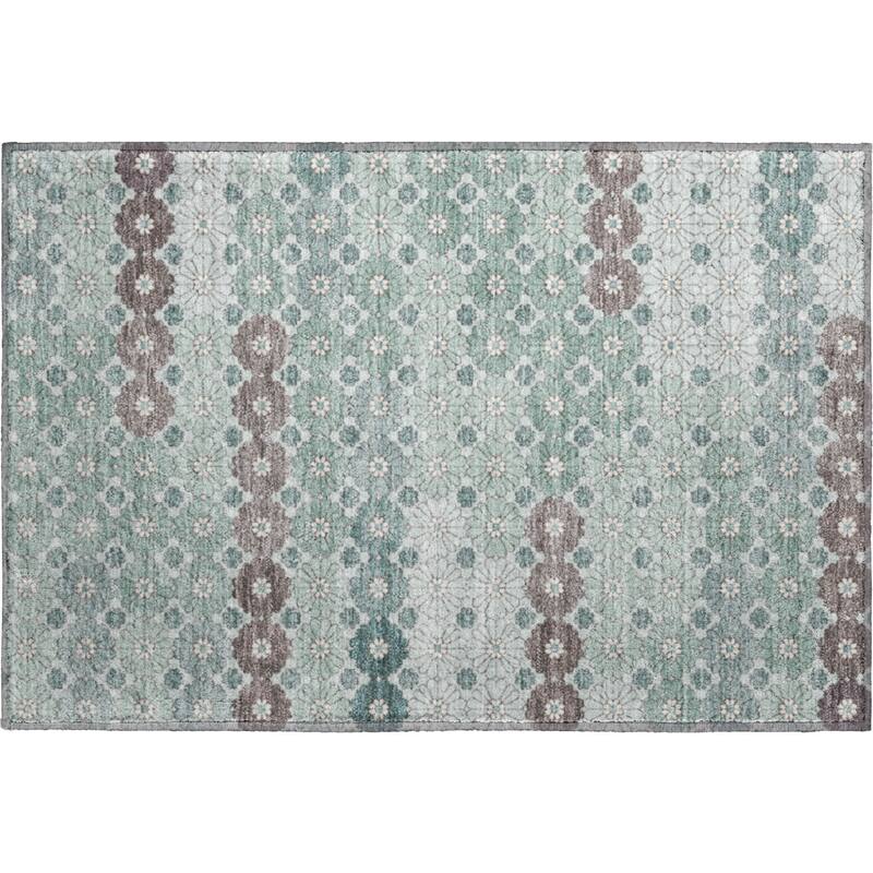 Premium Washable Super Soft Whimsy Mosaic Mayfield Rug