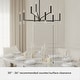 preview thumbnail 6 of 13, Hunter Sunjai 9-Light 2-Tier Chandelier - Entry, Dining Room, Living Room - Candle, Geometric, Contemporary, Glam