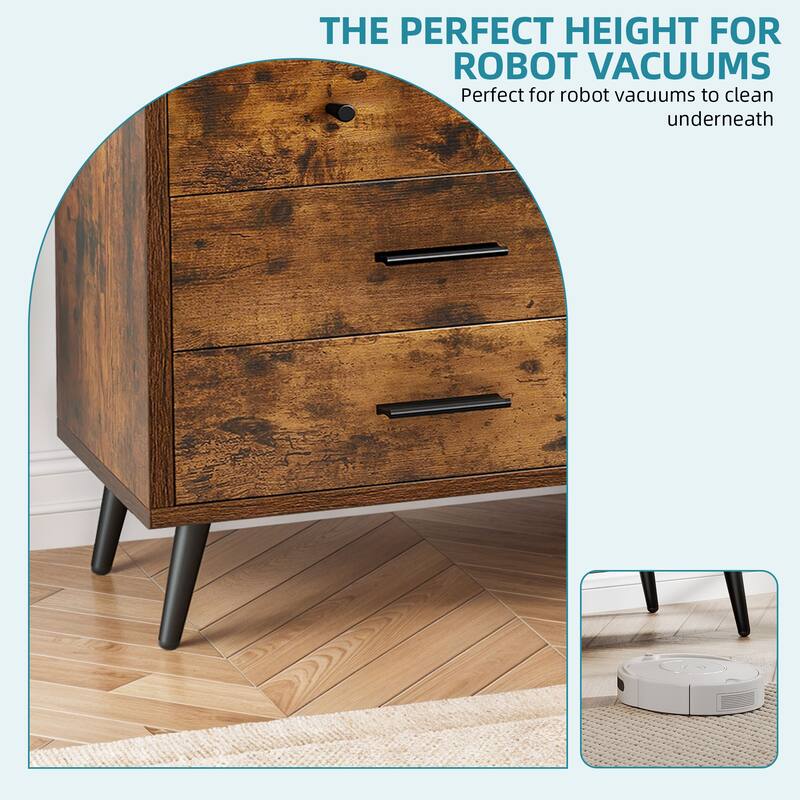 Moasis 47" W 6 Drawers Double Dresser for Bedroom, Chests of drawers