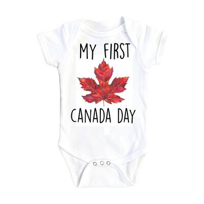 Canada Day - Baby Boy Girl Clothes Infant Bodysuit Funny Cute Newborn