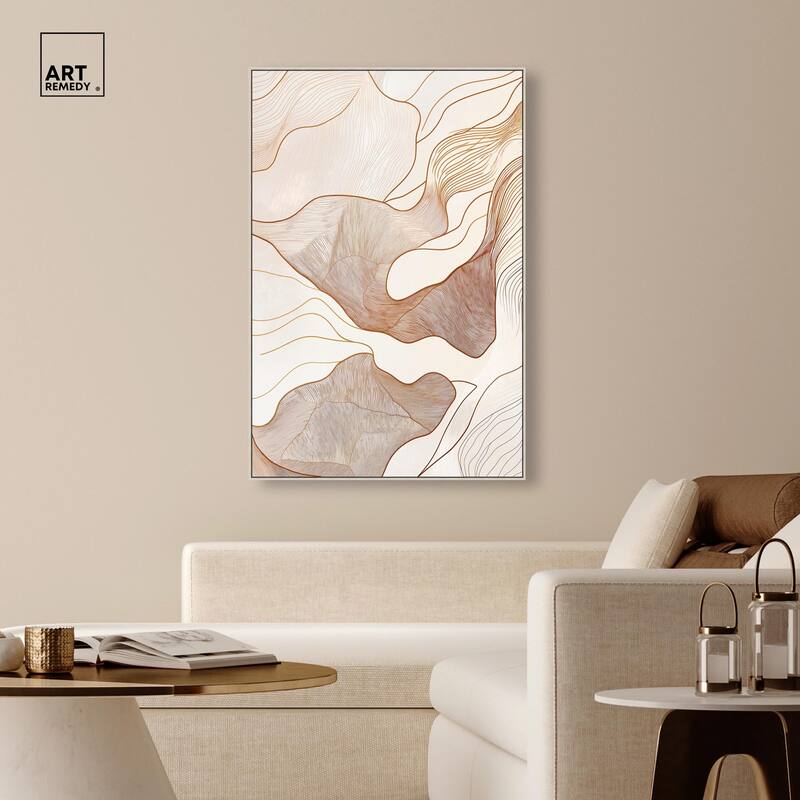 Contoured Reverie I Canvas by Art Remedy