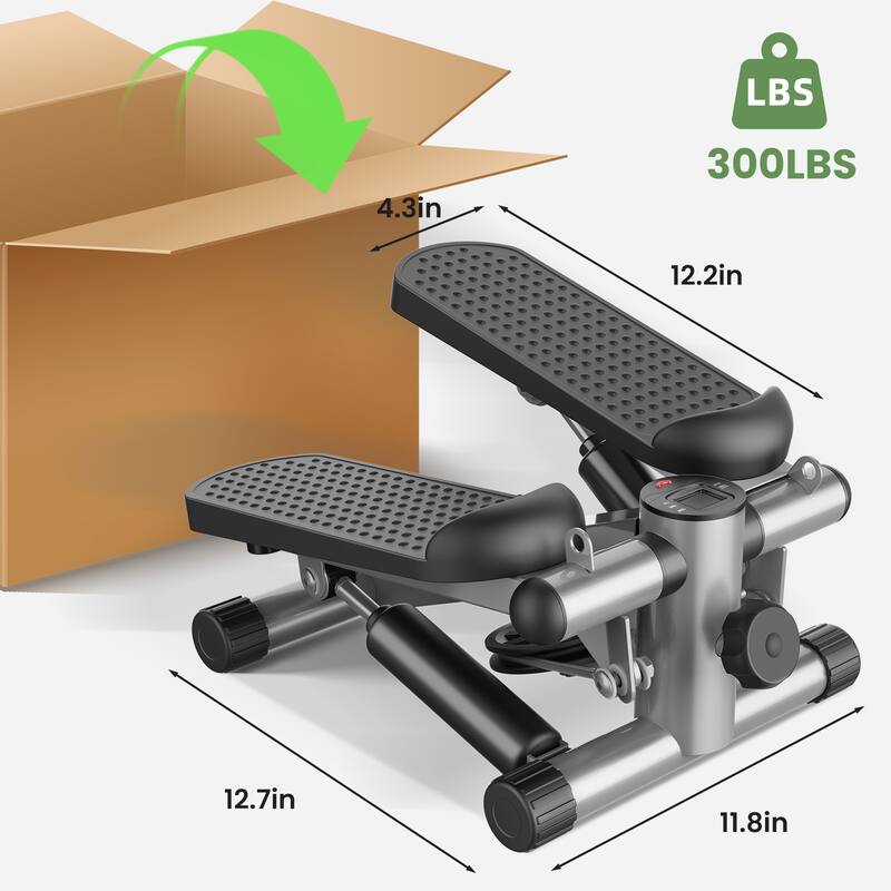 Home stepper machine, twist the stepper and resistance band