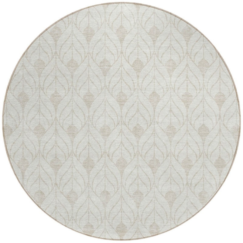 HomeRoots Geometric Transitional Rectangle Outdoor Rug