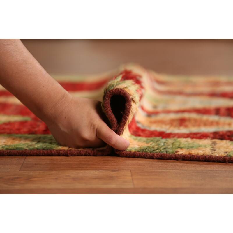 Moroccan Oriental Runner Rug Handmade Hallway Wool Carpet - 3'6" x 13'5"