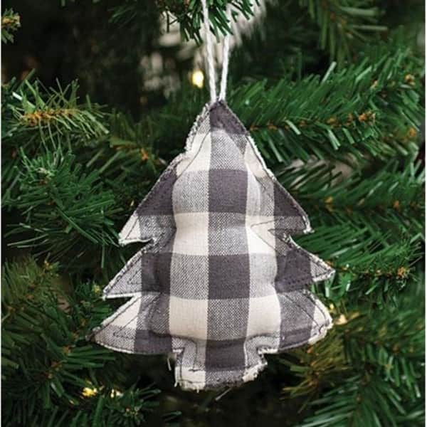 Shop Buffalo Check Christmas Tree Ornament On Sale Overstock