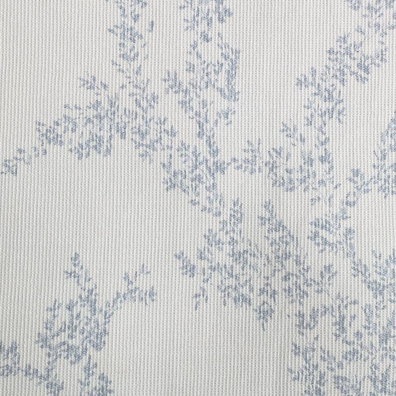 Vera Wang Trailing Vines Cotton Micro Waffle Reversible Duvet Cover Set Textured (Beige, 3 Piece)