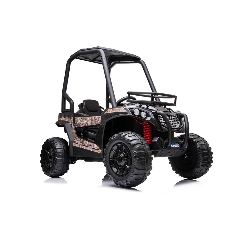 24V Electric Kid Ride On Car with Remote Control for Kids, Battery Powered Ride-on Car, 4 Wheels Motorized Vehicles, 2 Speeds