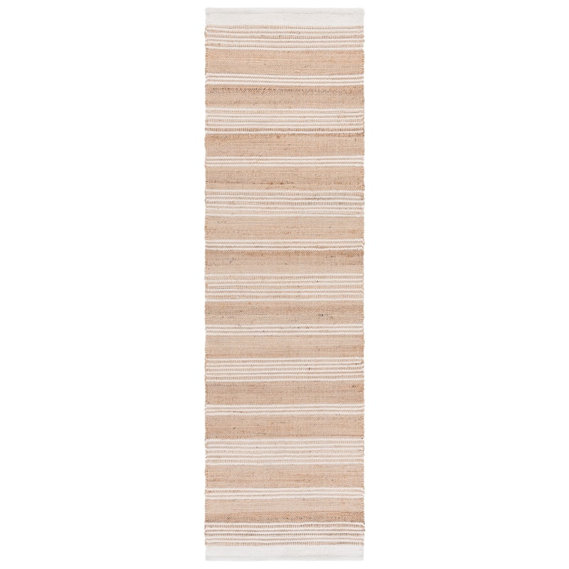 SAFAVIEH Flatweave Natural Natercia Fiber Farmhouse Jute Rug