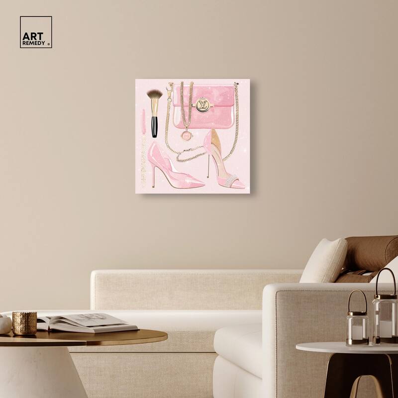 Her Favorite Choices Canvas by Art Remedy, Gallery Wrapped
