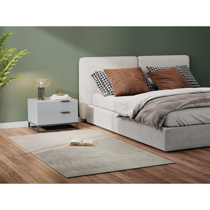 Nightstand With 2 Drawer
