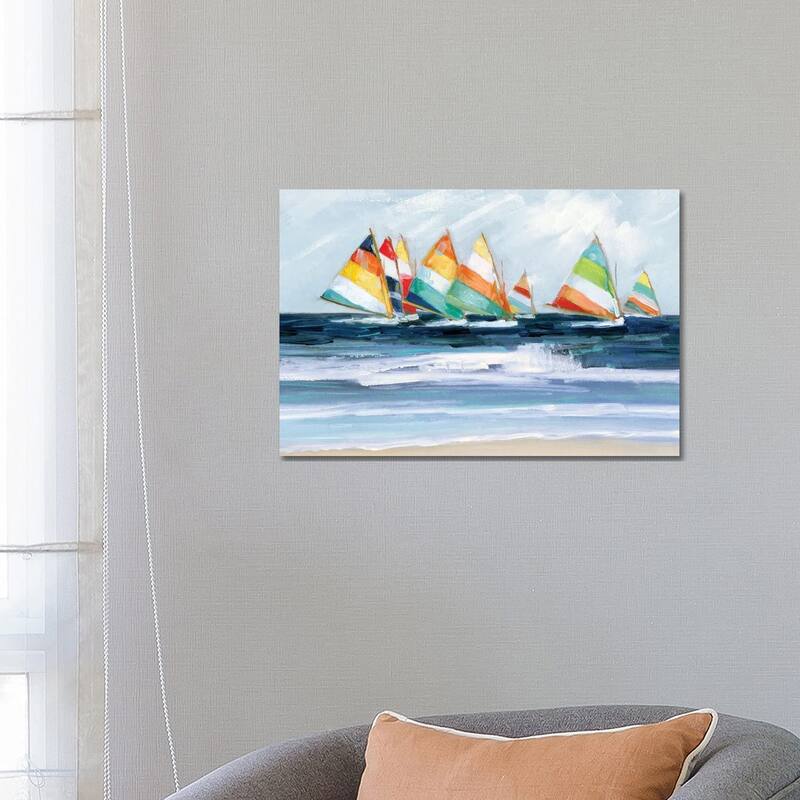 iCanvas "Summer Regatta" by Sally Swatland Canvas Print - 18x26x1.5