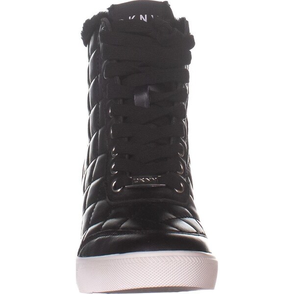 dkny cira wedge sneakers