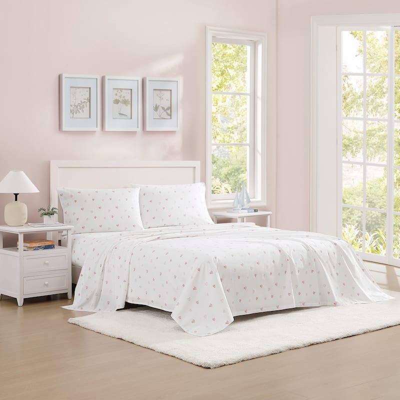 Poppy & Fritz Cotton Percale Printed Bed Sheet Sets