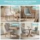 preview thumbnail 18 of 60, Martha Stewart Bedford Elmcrest Upholstered Dining Chair with Nailhead Trim