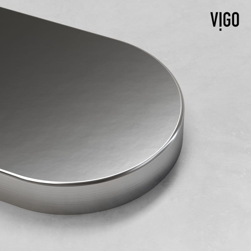 VIGO 5.5" L Bathroom Deck Plate in Brushed Nickel