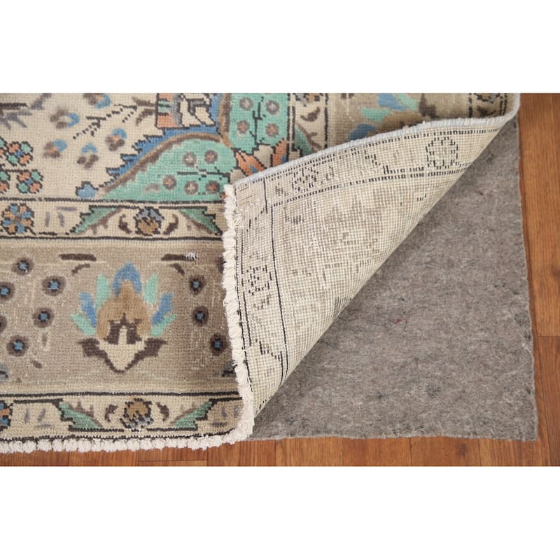 Traditional Tabriz Persian Vintage Area Rug Hand-knotted Wool Carpet - 6'6" x 9'8"