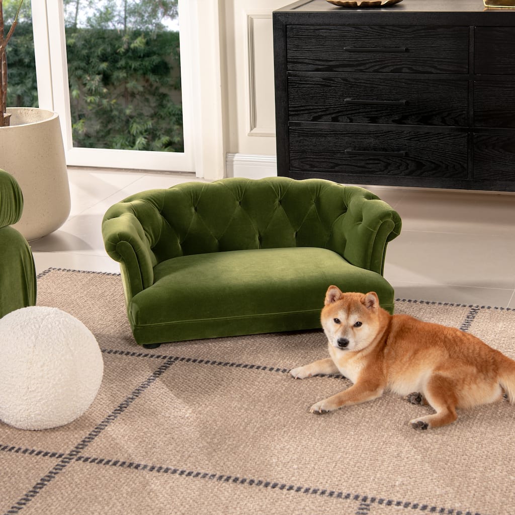 Kiki 36.5" Chesterfield Dog Sofa Bed