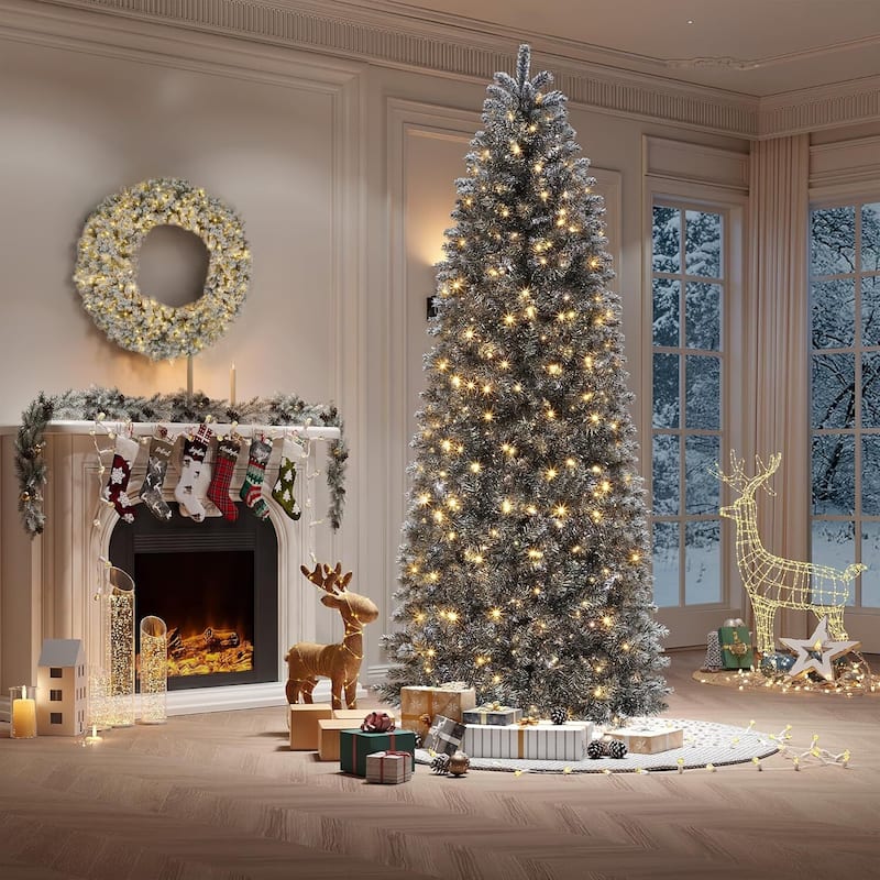 Black Artificial Christmas Tree for Home, Office Decoration - N/A - 6 Foot