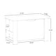 preview thumbnail 5 of 11, RiverRidge Kids Toy Box Playroom Storage Chest with Side Bookracks - White