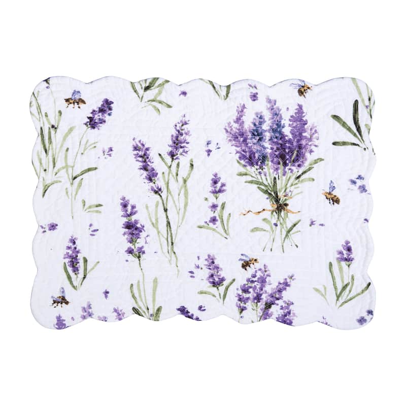 Lavender Fields Quilted Placemat Set 6