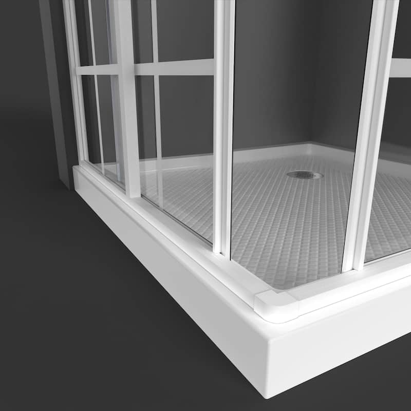 DreamLine French Corner Framed Sliding Shower Enclosure - 34.5" x 34.5"