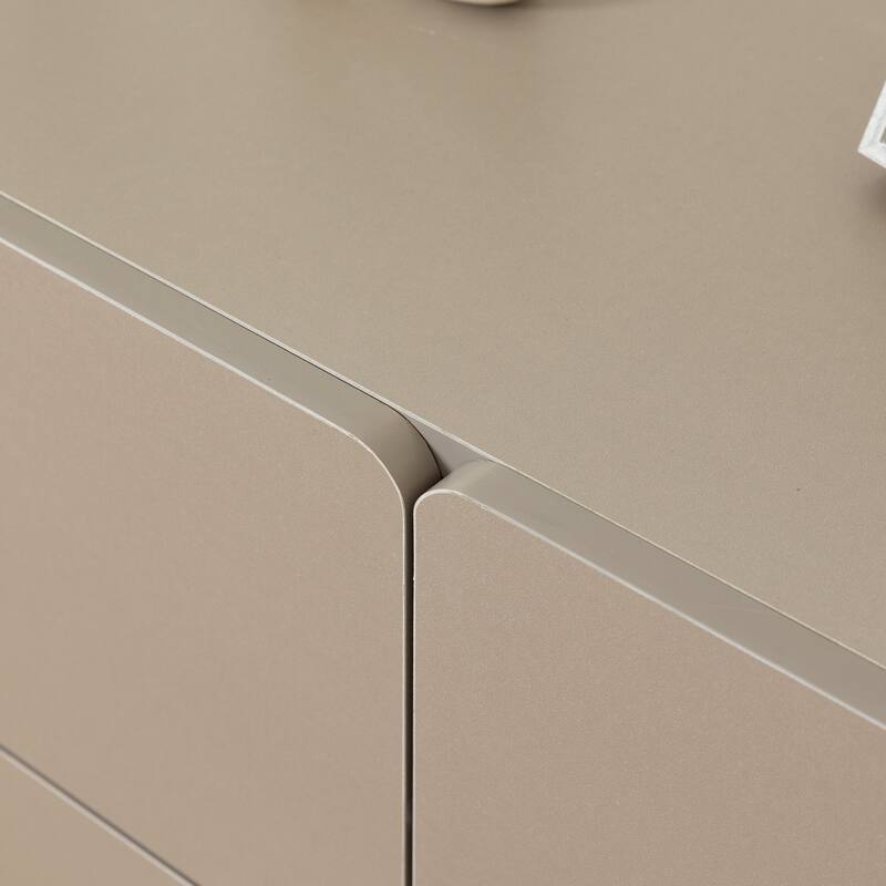 6-Drawer 47 in. W Dresser Chest of Drawers,Buffet Server Console Table Storge Cabinets,Accent Storage Cabinets No Handle