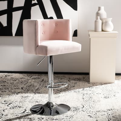 SAFAVIEH Couture Mairearad Adjustable Bar Stool - 21Wx22Dx44H
