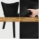 preview thumbnail 77 of 92, Upholstered Wingback Armchair Leisure Accent Chair, Single - 40.55" H x 28.34" W x 33.1" D
