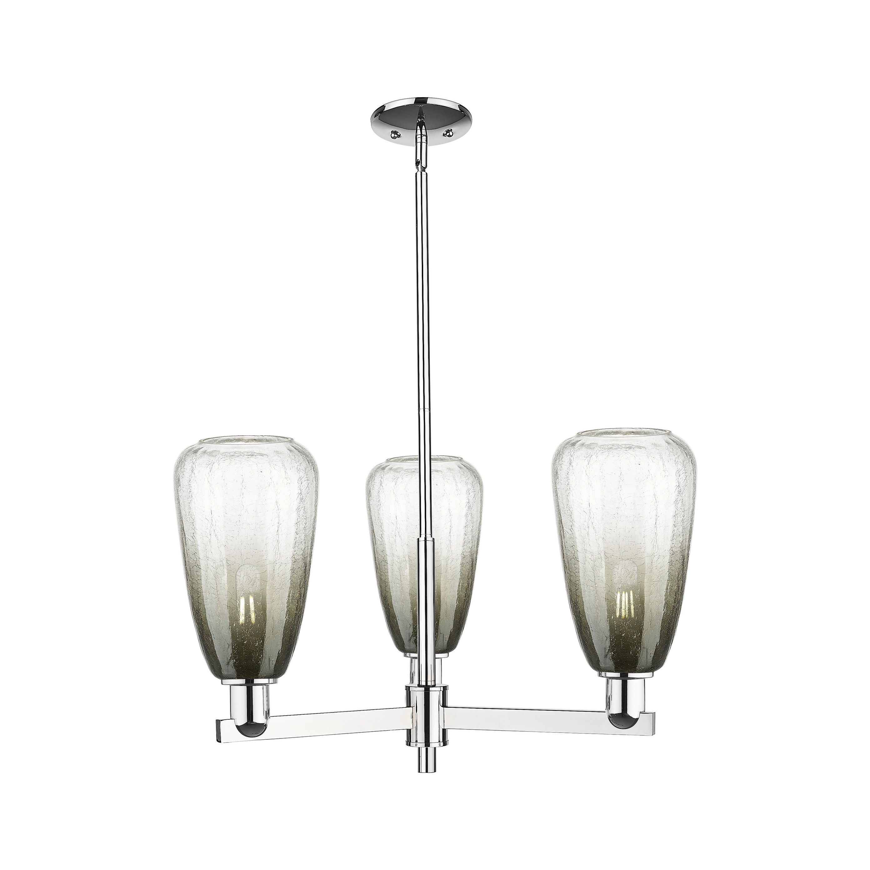 Innovations Lighting Downtown Urban - Brookhaven Almond - 3 Light 18" Stem Hung Chandelier