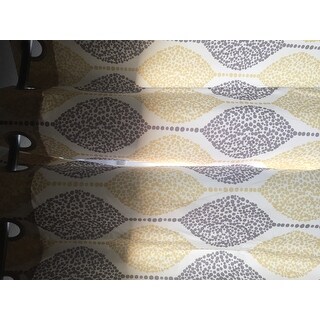 Vcny Leaf Curtain Panel Pair 76 X 84 Free Shipping On