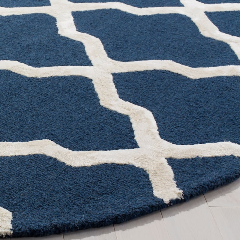 SAFAVIEH Handmade Cambridge Zavastiea Modern Wool Rug