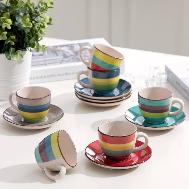 vancasso Arco Stoneware Multicolor Dinnerware Set