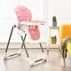 preview thumbnail 12 of 35, Babyjoy Folding High Chair Baby Dining Chair with 6-Level Height - See Details