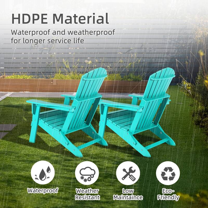 Aoodor Folding Patio Chairs - Stylish and Portable Seating - 32.3'' x 21.6'' x 37''