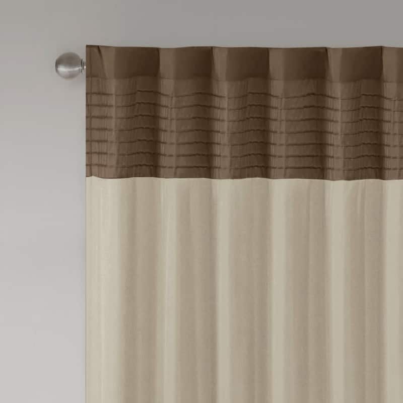 Polyoni Pintuck Curtain Panel