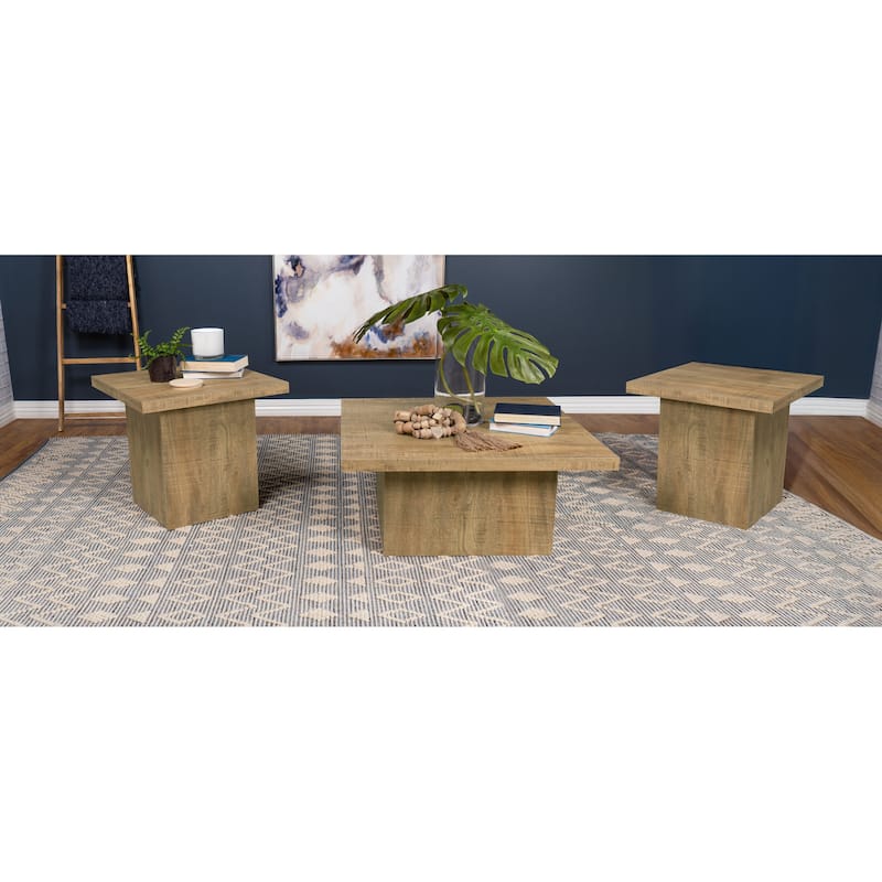 Devar Square Coffee And End Table Set