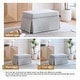 preview thumbnail 122 of 152, Rectangle Chenille Upholstered Storage Ottoman