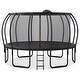 preview thumbnail 2 of 5, 16ft Trampoline for Kids with Enclosure Upgraded ArcPole Composite Toploop Basketball Board and 12 Stakes