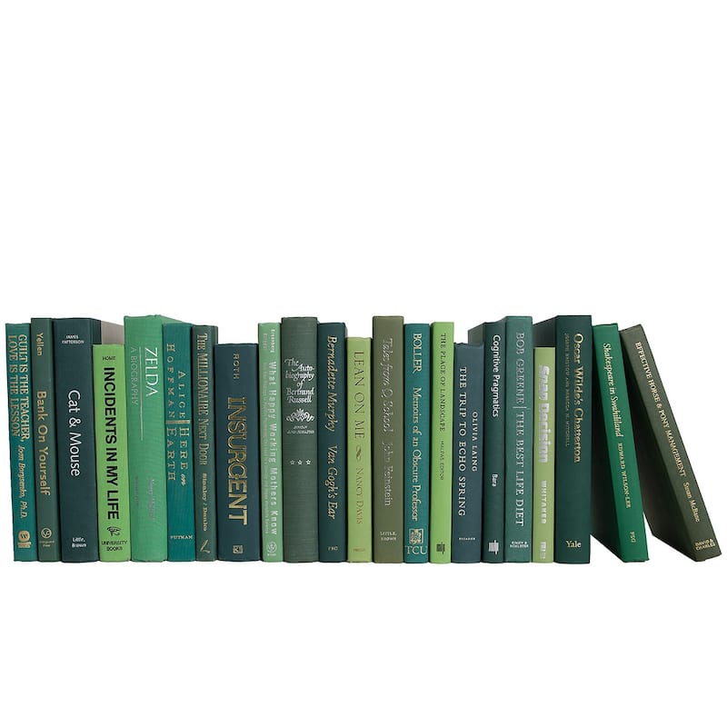 Books Green Decorative Accessories: Boxwood Color By The Foot