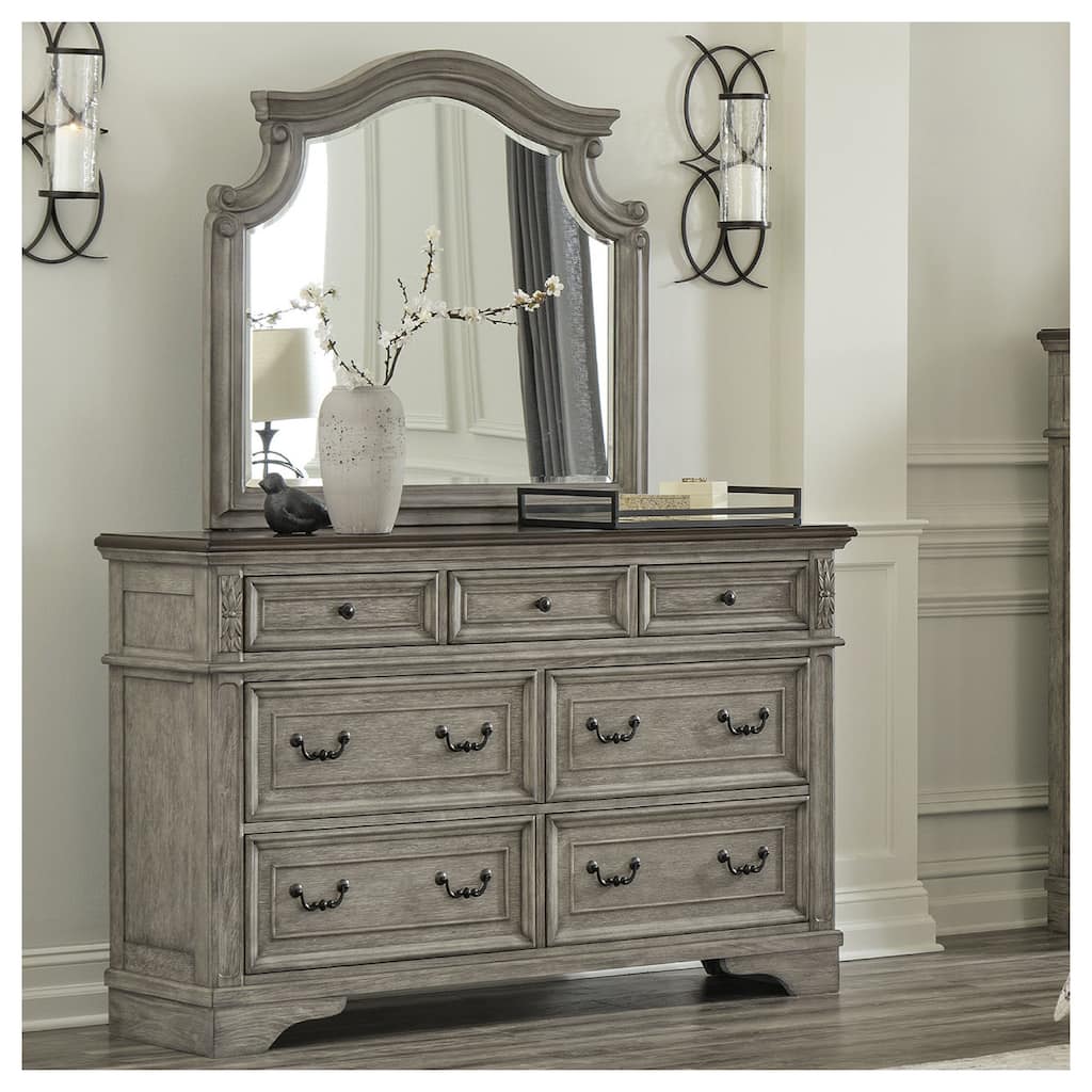 Signature Design by Ashley Lodenbay Gray/Brown Dresser and Mirror