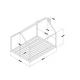 preview thumbnail 6 of 18, Custom Kids Furniture Natural Wood Montessori House Floor Bed