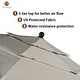 preview thumbnail 50 of 58, 10ft Patio Market Umbrella with Double Airvent